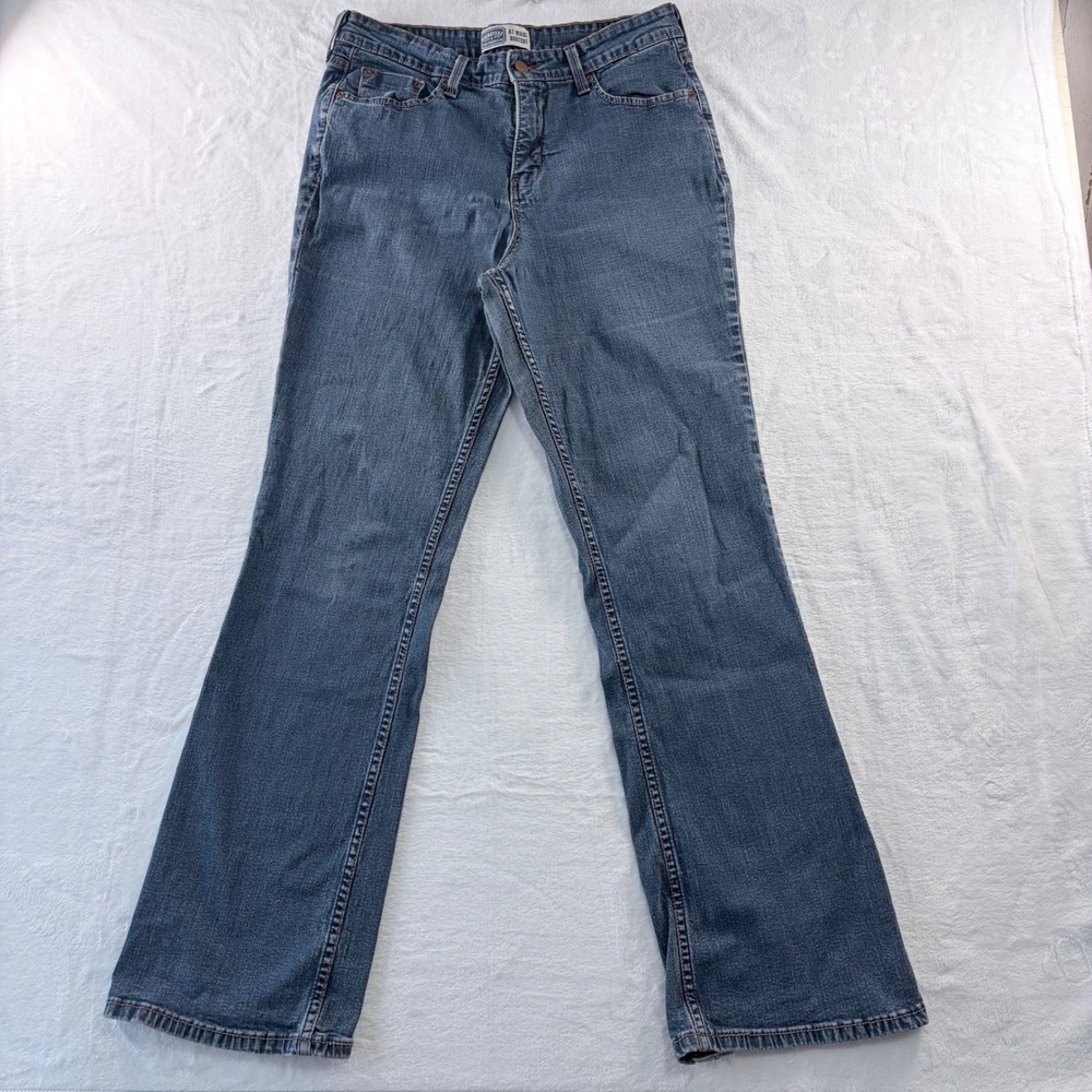 Signature by Levi Strauss‎ & Co Jeans Bootcut Blue Mid Rise Misses 12 Medium